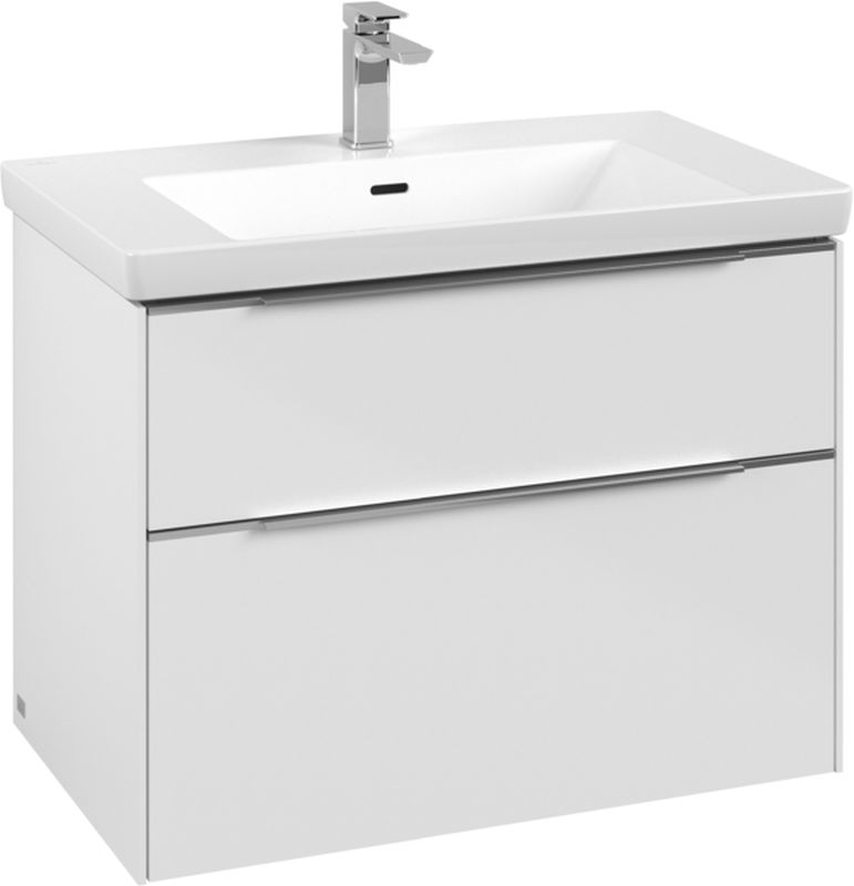 Villeroy & Boch Subway 3.0 kast 77.2x47.8x57.6 cm hangend onder de wastafel wit C57400VE