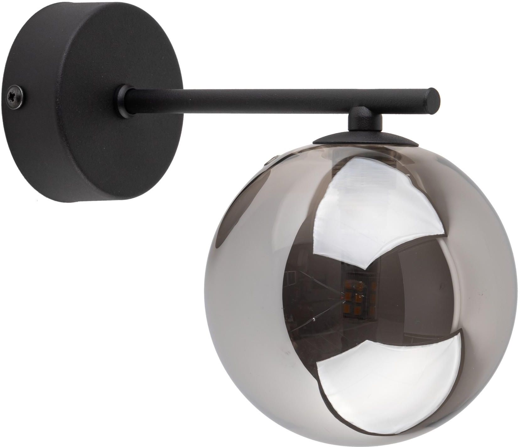 TK Lighting Estera wandlamp 1x6 W zwart-bedampt 4777