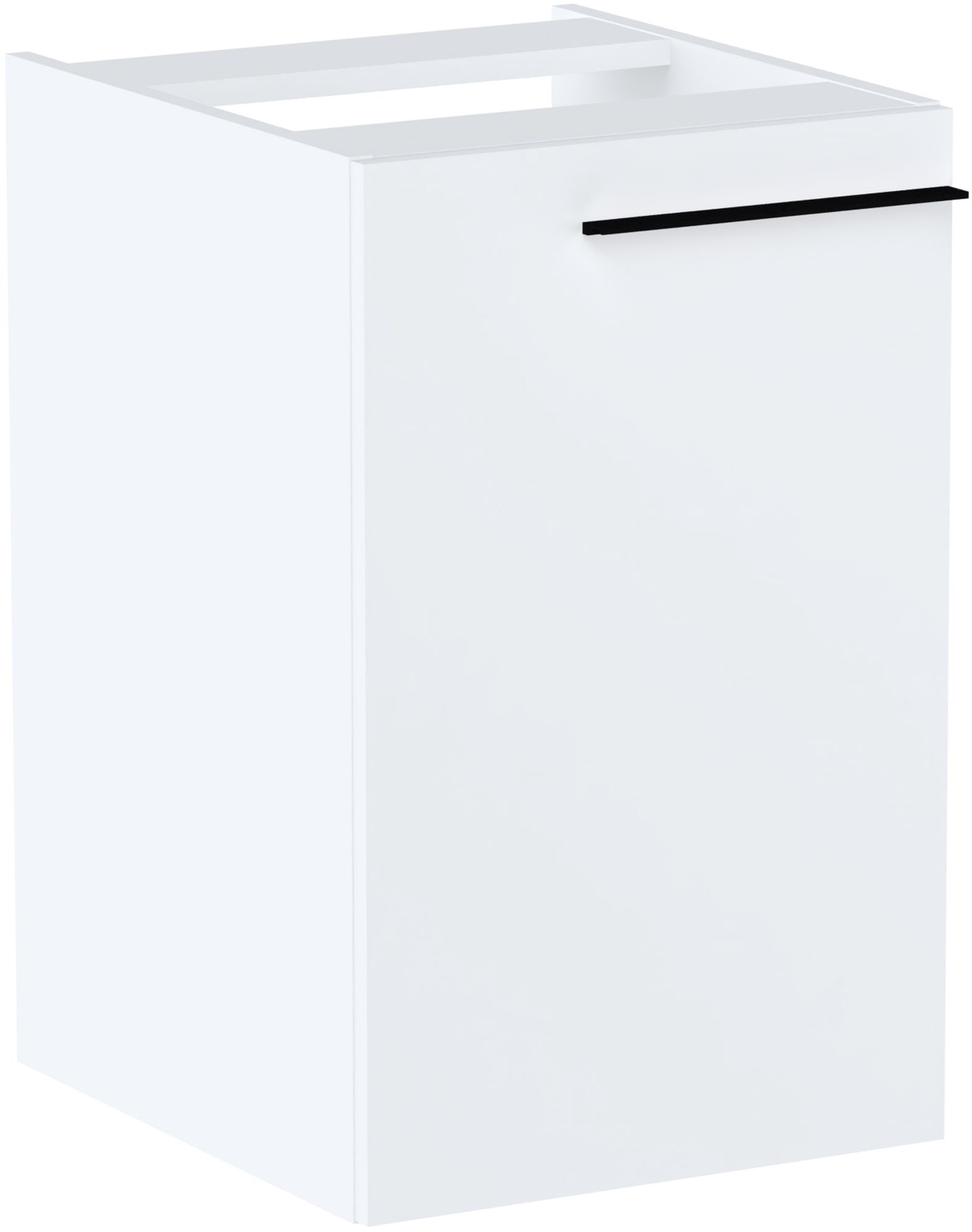 Roca Ella kast 40x44.6x63.5 cm hangend langs de zijkant wit A857774529