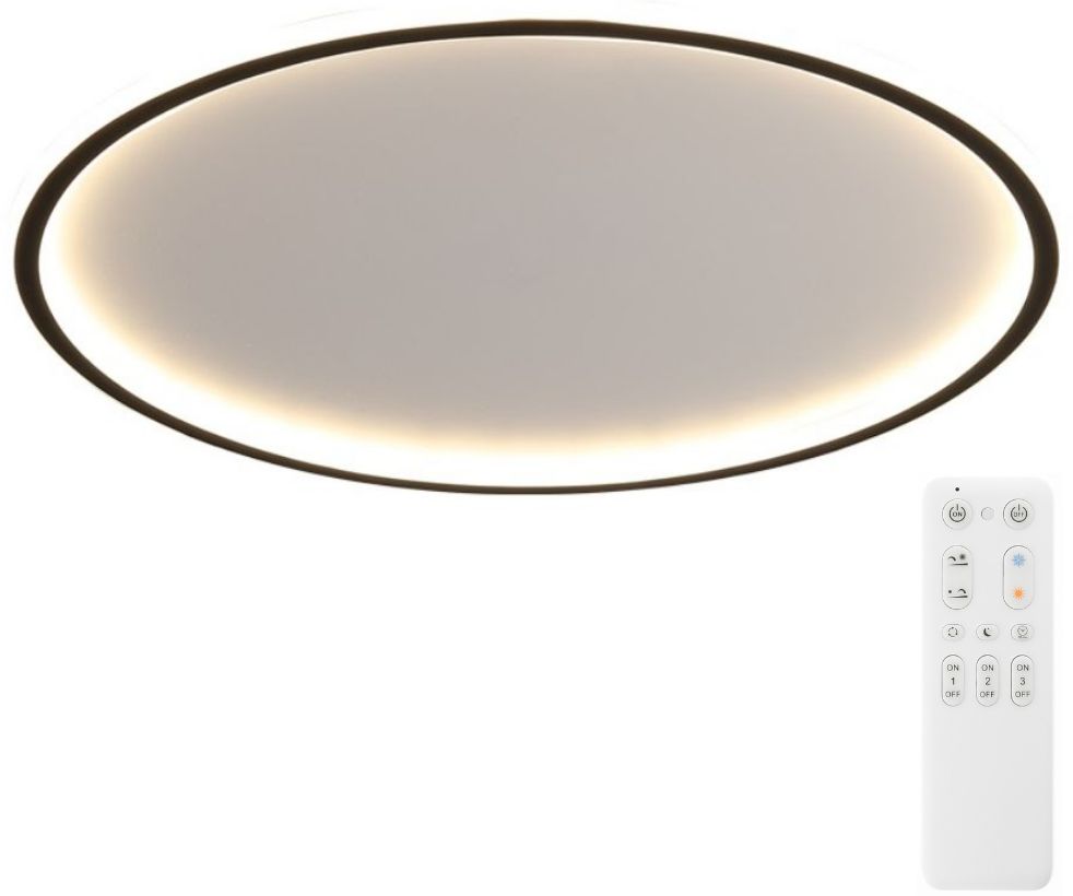 Abigali Modern plafond 1x36 W wit-zwart MD1803-R50-Y