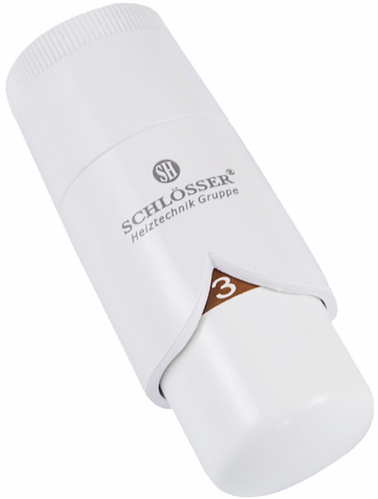 Schlosser Brillant thermostatische kop wit 600500004
