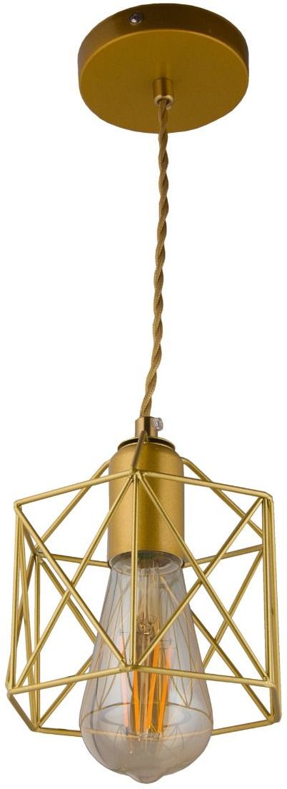Abigali Gold Cage hanglamp 1x40 W gouden PLA-E27