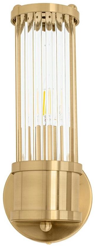 Moosee Pilar wandlamp 1x40 W doorzichtig-gouden MSE010400192
