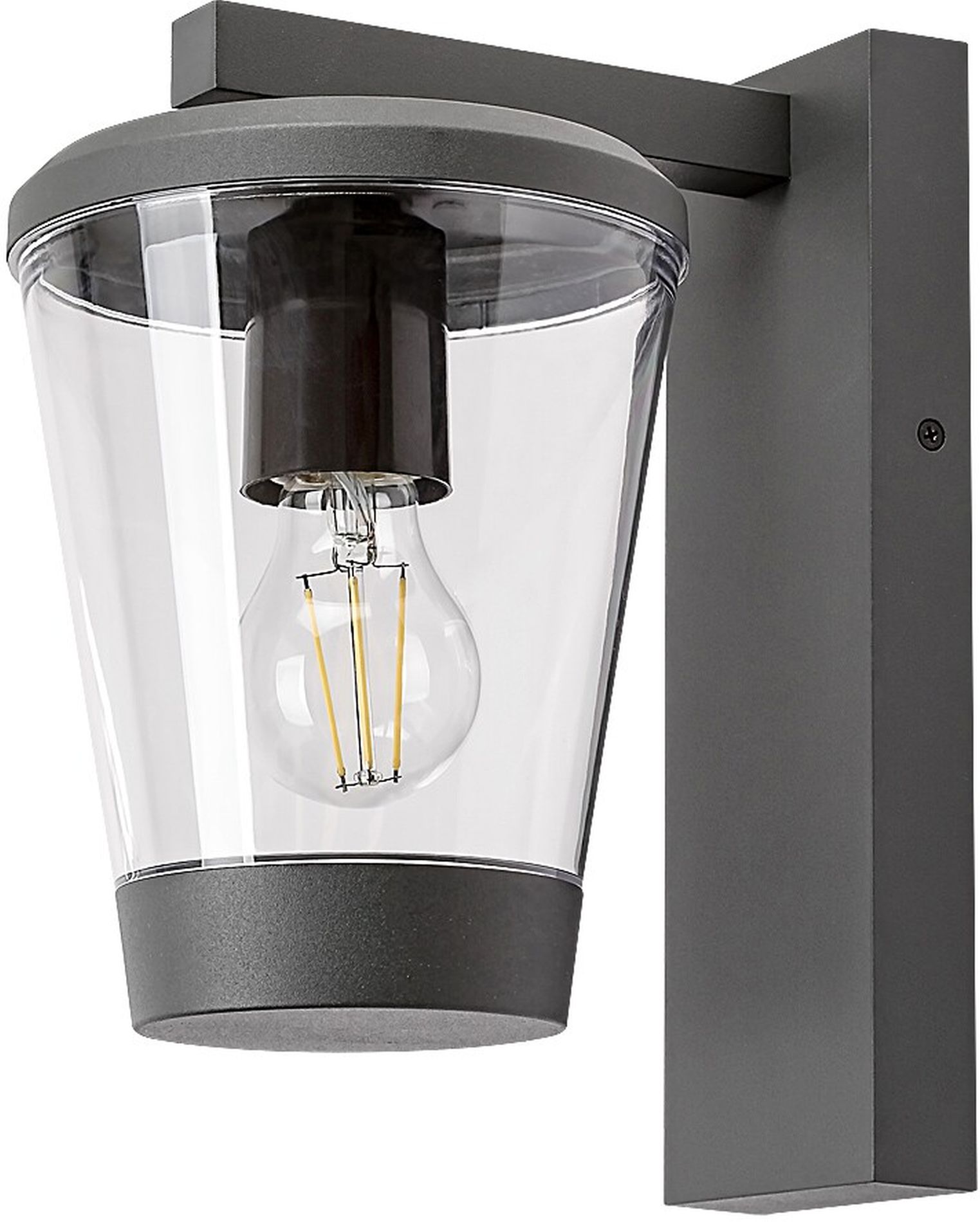 Rabalux Savano buitenwandlamp 1x40 W doorzichtig-antraciet 7266