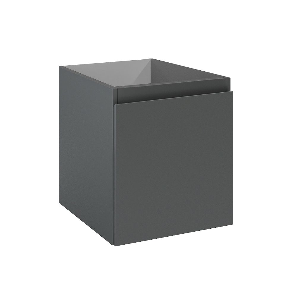 Oltens Vernal kast 40x45.6x47 cm hangend onder de wastafel grafiet mat 60018400
