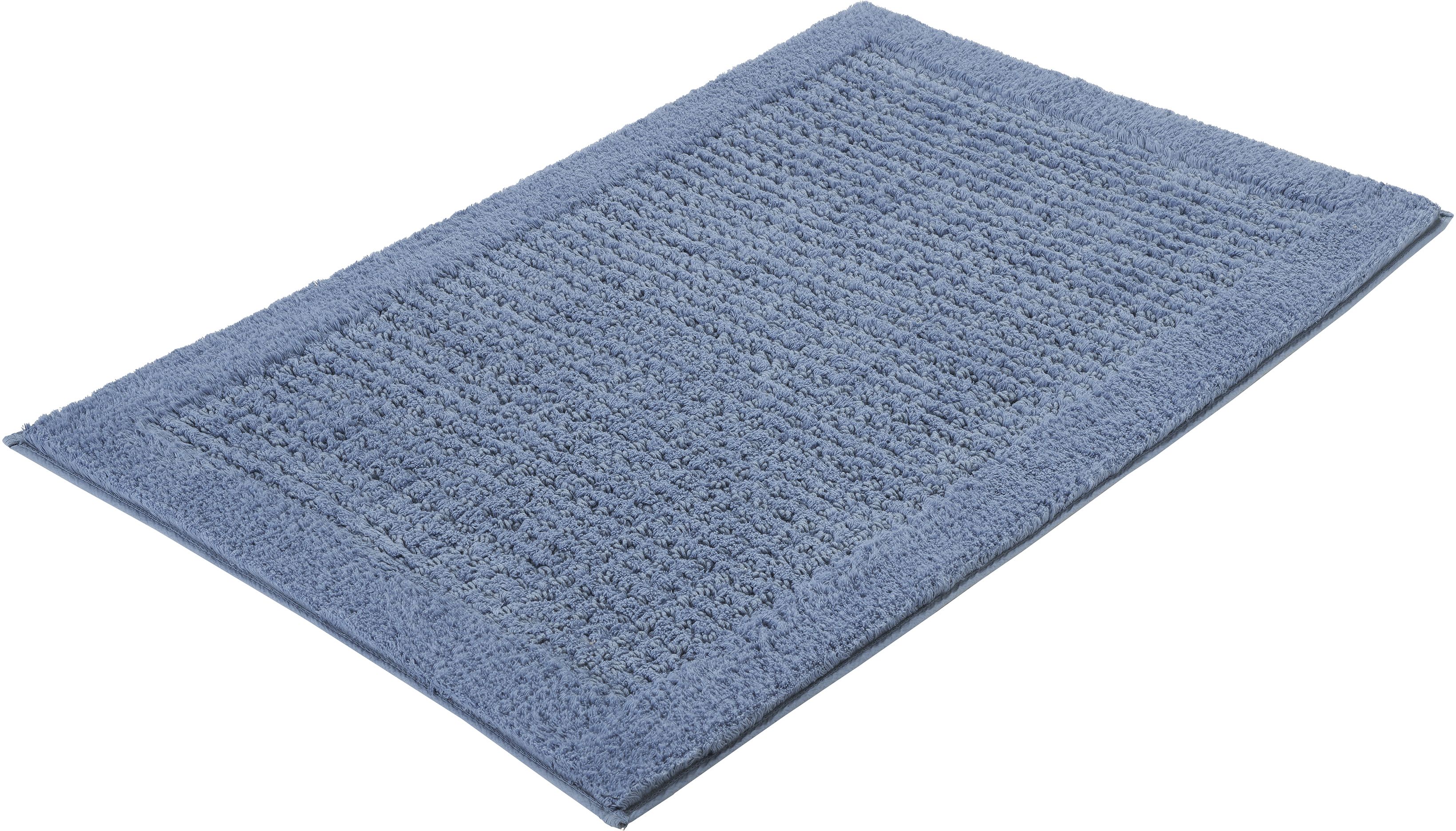 Kleine Wolke Net badkamermatje 120x70 cm rechthoekig blauw 9171746225