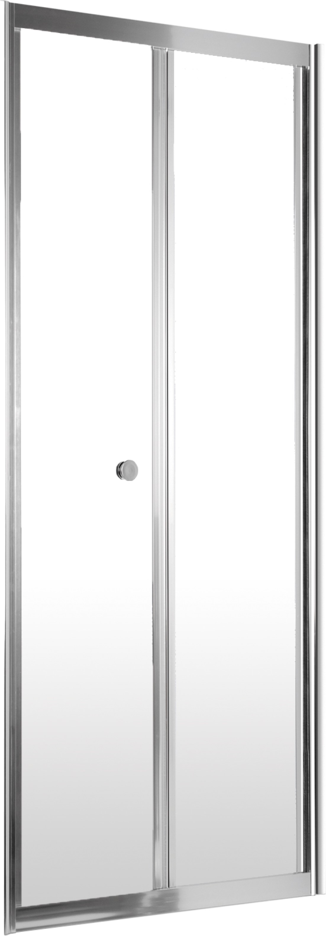 Deante Jasmin Plus douchedeur 90 cm vouwbaar chroom glans/helder glas KTJ_021D