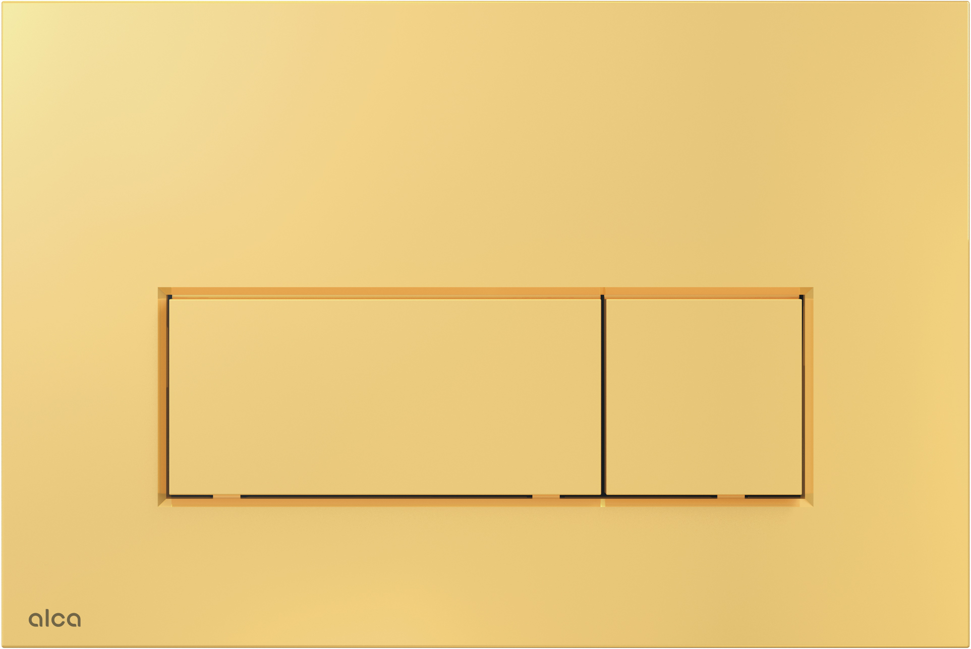 Alca Thin spoelknop voor het toilet gouden M575
