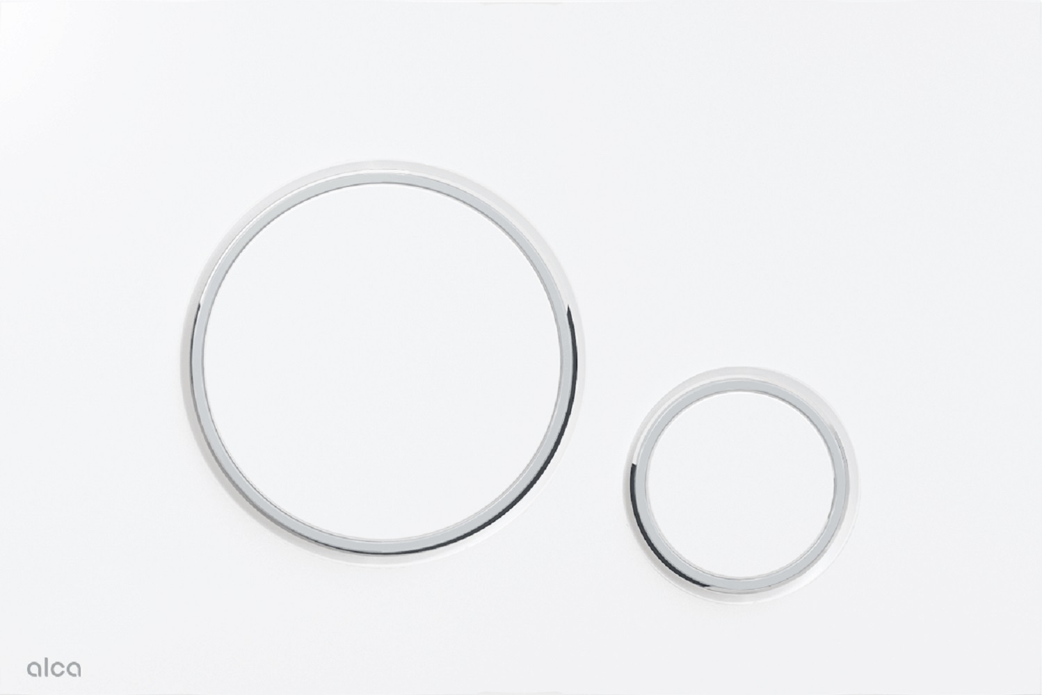 Alca Thin spoelknop voor het toilet wit M776