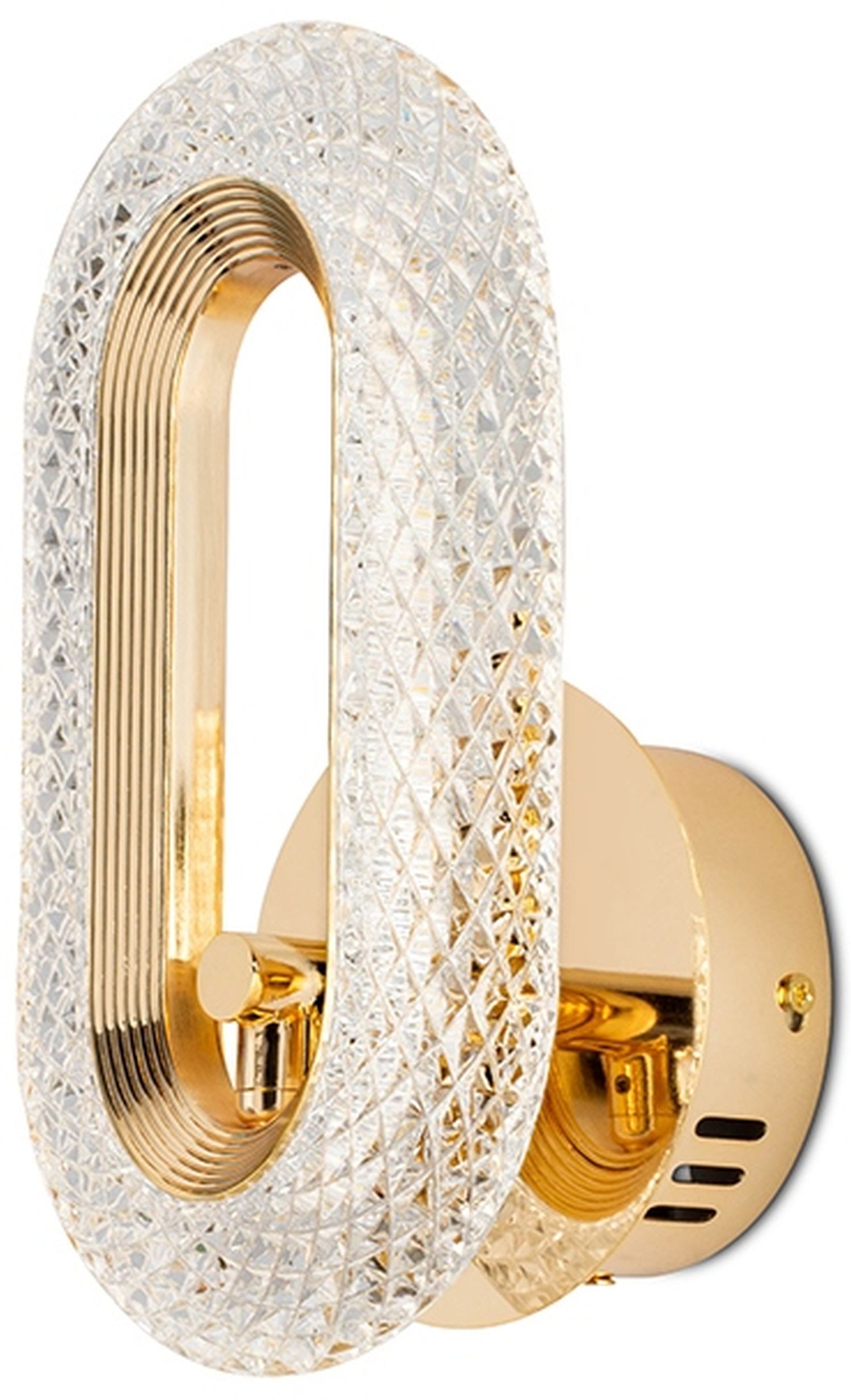 Moosee Jewel wandlamp 1x7 W gouden-kristal MSE010100319
