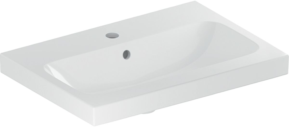 Geberit iCon wastafel 60x42 cm rechthoekig meubel wit glans 501.841.00.2