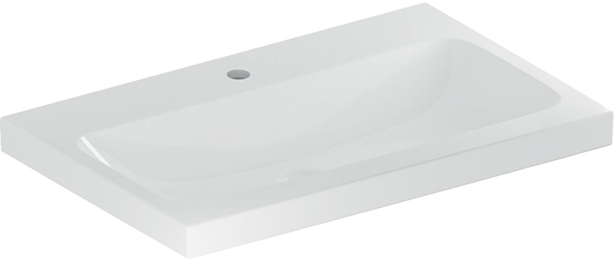 Geberit iCon wastafel 75x48 cm rechthoekig meubel wit glans 501.835.00.6