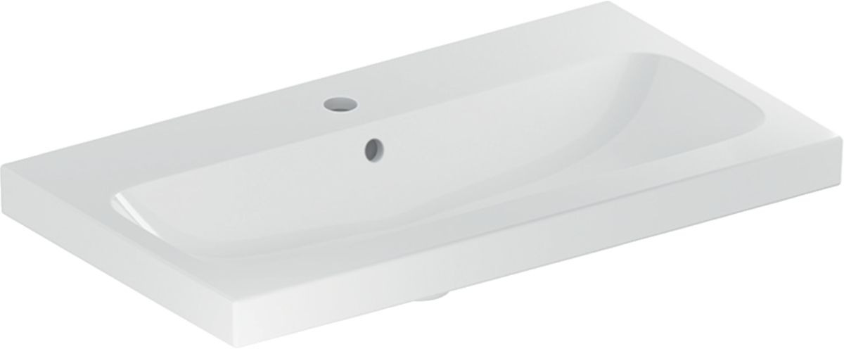 Geberit iCon wastafel 75x42 cm rechthoekig meubel wit glans 501.842.00.2