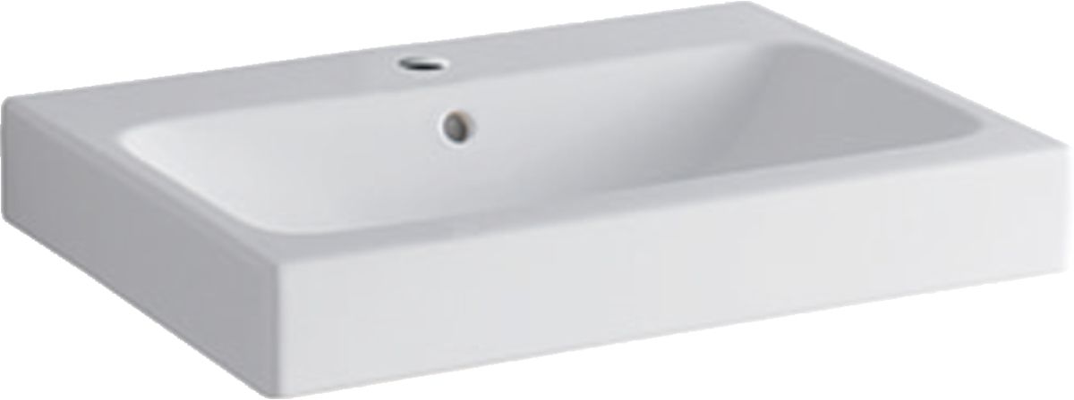 Geberit iCon wastafel 60x48 cm rechthoekig meubel wit glans 124060600