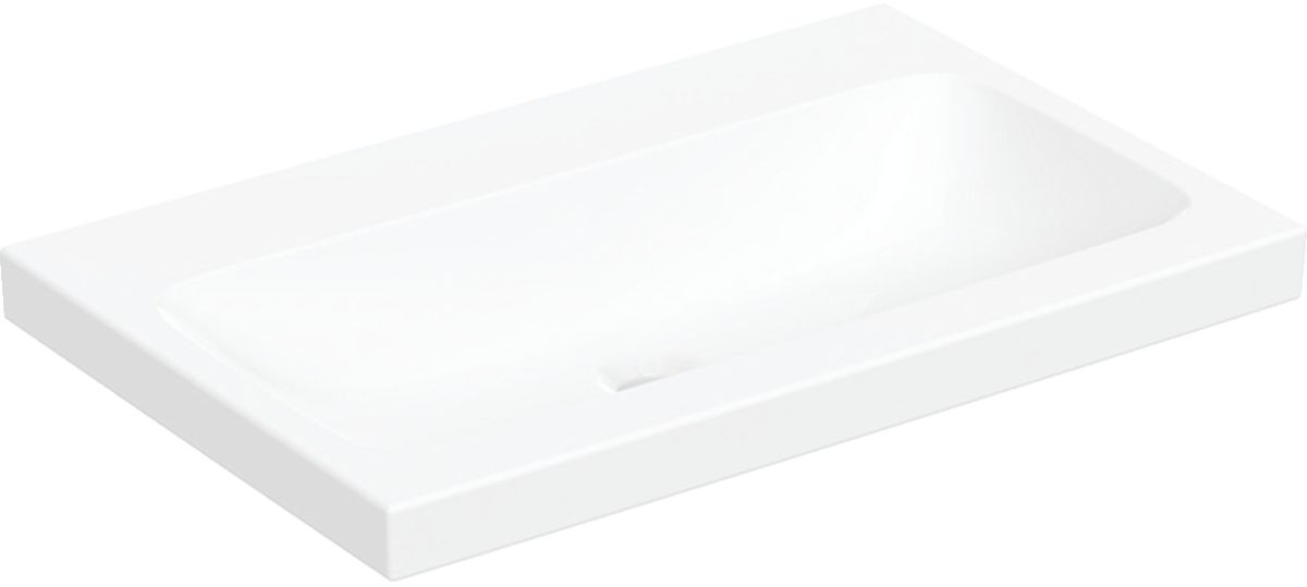 Geberit iCon wastafel 75x47 cm rechthoekig opbouw wit glans 501.848.00.8