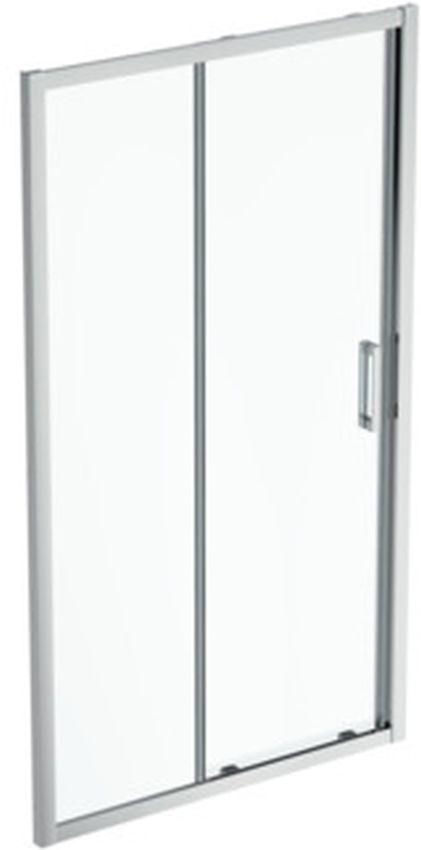 Ideal Standard Connect 2 douchedeur 115 cm schuifbaar zilveren mat/helder glas K9276EO