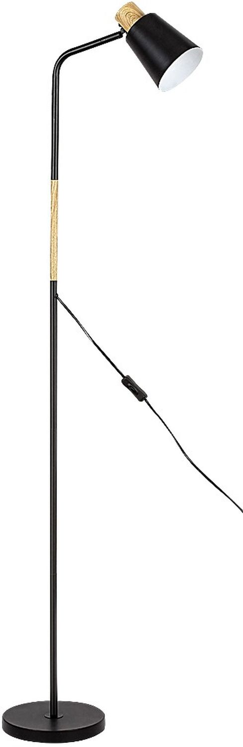 Rabalux Azim staanlamp 1x40 W zwart-hout 74003
