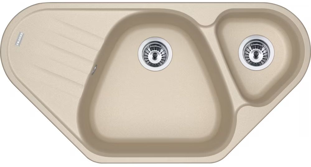 Franke Antea spoelbak van graniet 96x50 cm beige 114.0676.225