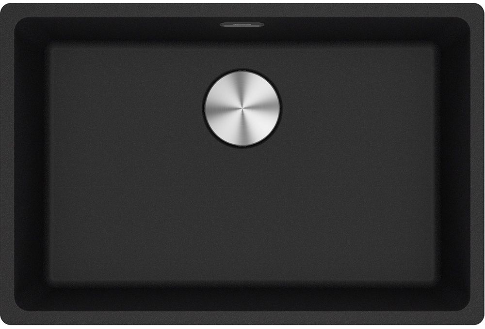 Franke Maris spoelbak van graniet 62x40 cm grijs/grafiet/onyx 125.0687.257