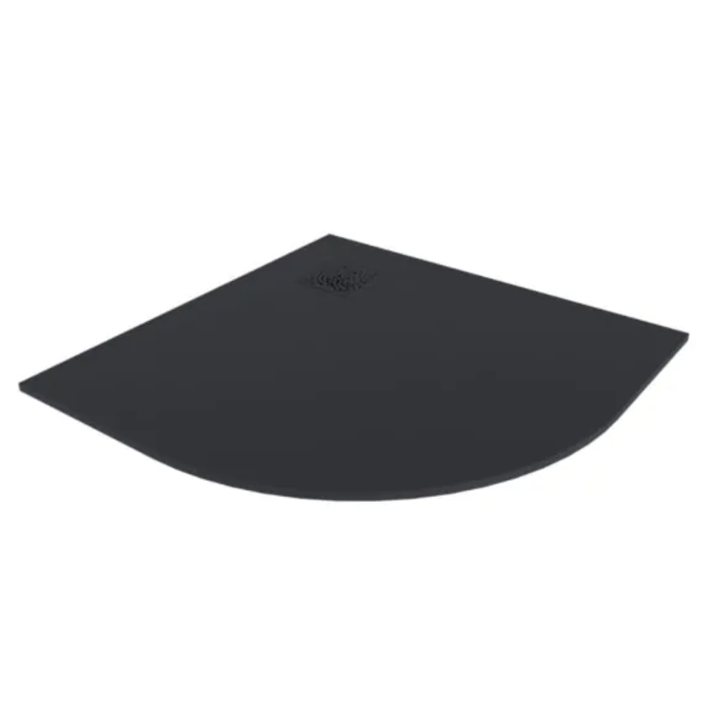 Excellent Arda halfronde douchebak 90x90 cm zwart BREX.1504.090.090.BLN