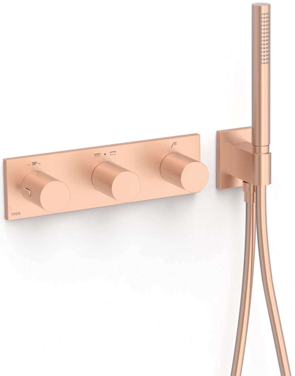 Tres B-System bad- en douchekraan inbouw met thermostaat || 30735301OPM