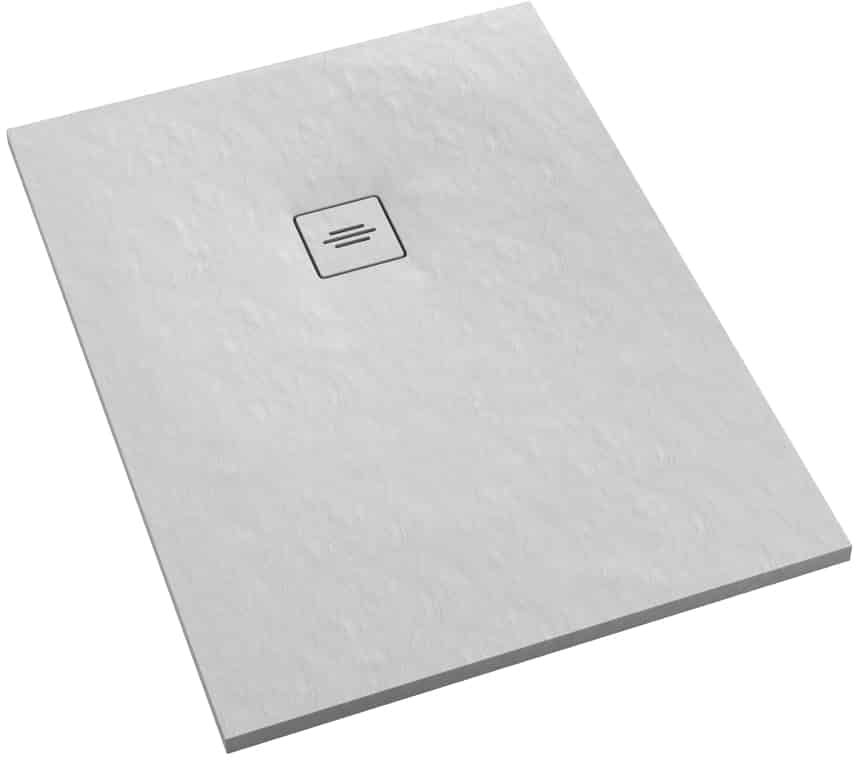 Schedline Protos White Stone rechthoekige douchebak 180x90 cm wit 3SP.P1P-90180/B/ST-M1/B/ST