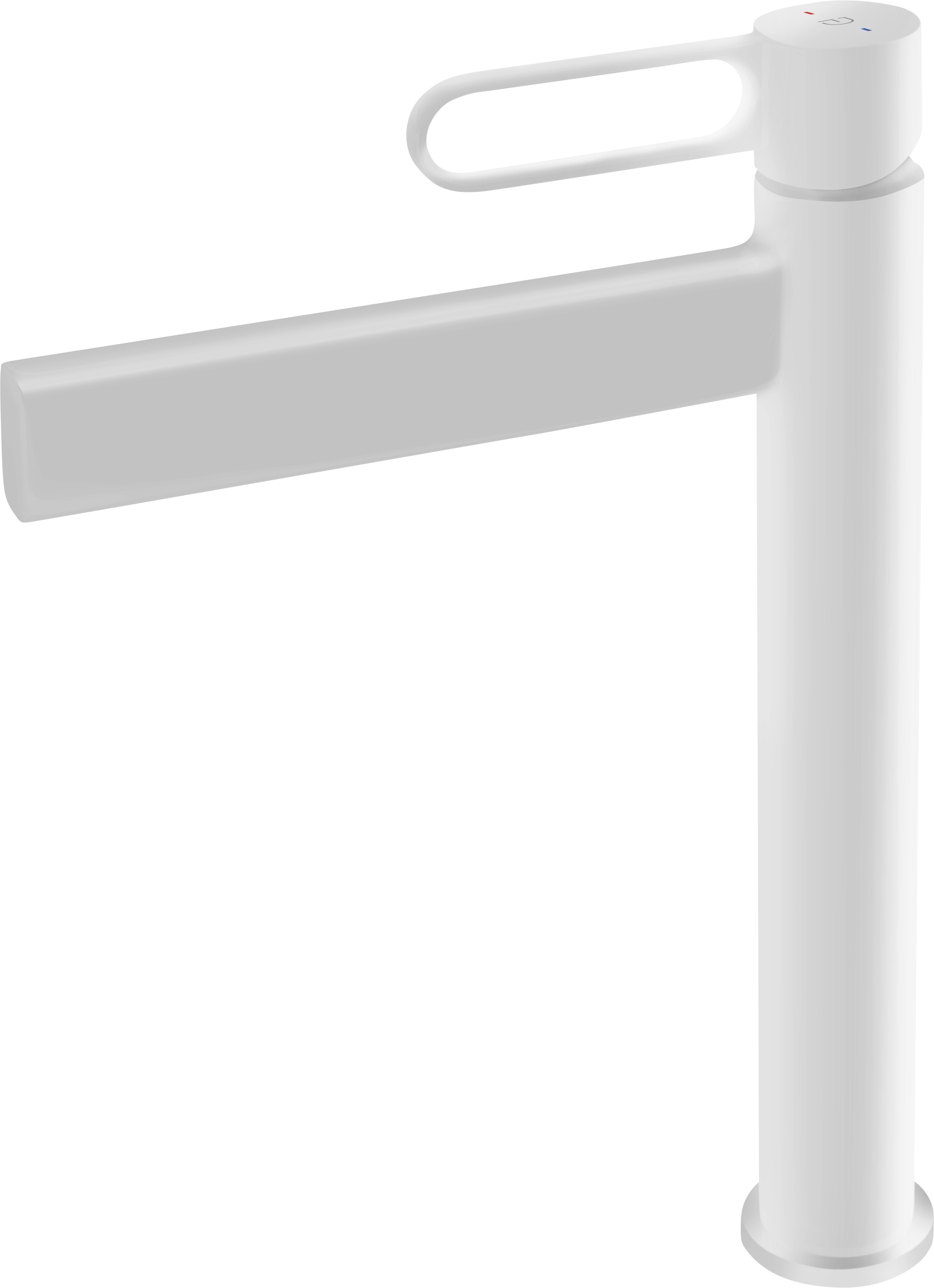 FDesign Zaffiro wastafelkraan staand wit FD1-ZFR-2L-33