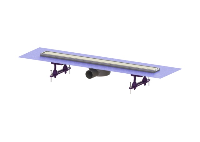 Kessel Linearis Compact doucheafvoer 75 cm staal 45600.63M
