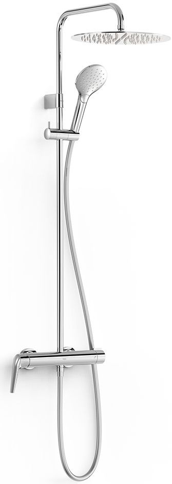 Tres Fuji doucheset wand met regendouche chroom 28119101