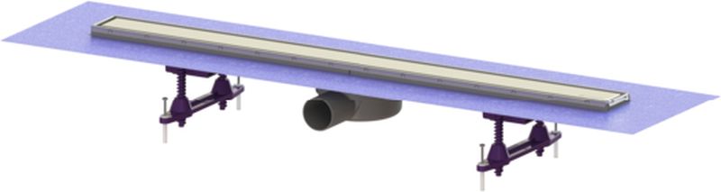 Kessel Linearis Compact doucheafvoer 85 cm staal 45600.64M
