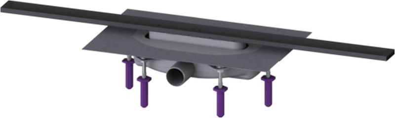 Kessel Linearis Infinity doucheafvoer 80 cm zwart 45302.08