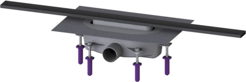 Kessel Linearis Infinity doucheafvoer 80 cm zwart 45202.08