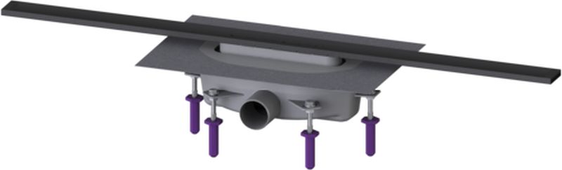 Kessel Linearis Infinity doucheafvoer 90 cm zwart 45202.09