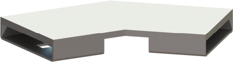 Kessel Linearis Infinity verbindingsstuk 54 cm staal 45100.02