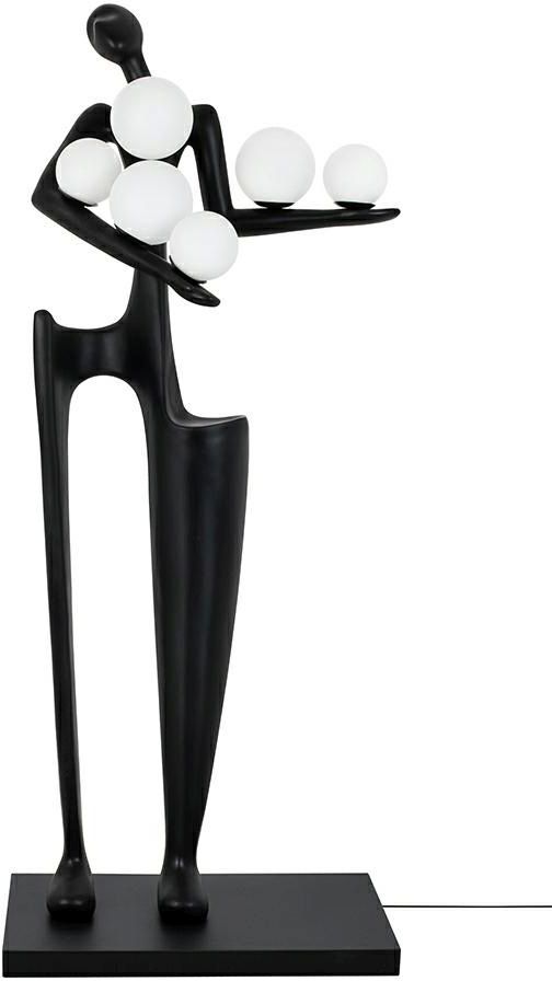 Moosee Human staanlamp 6x40 W wit-zwart MSE010100381