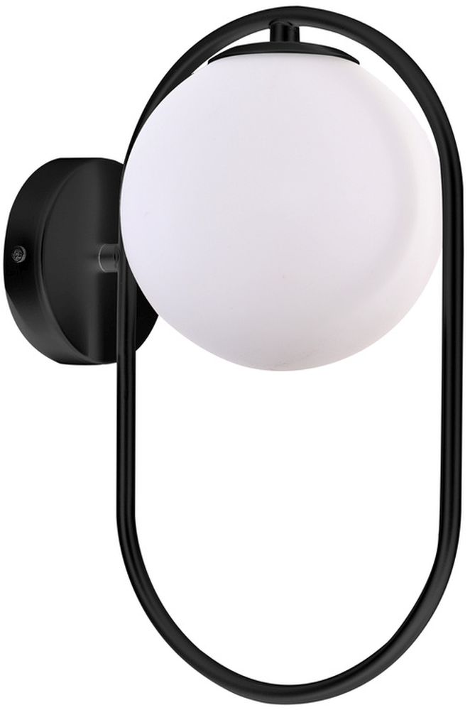 Candellux Cordel wandlamp 1x28 W wit-zwart 21-10179
