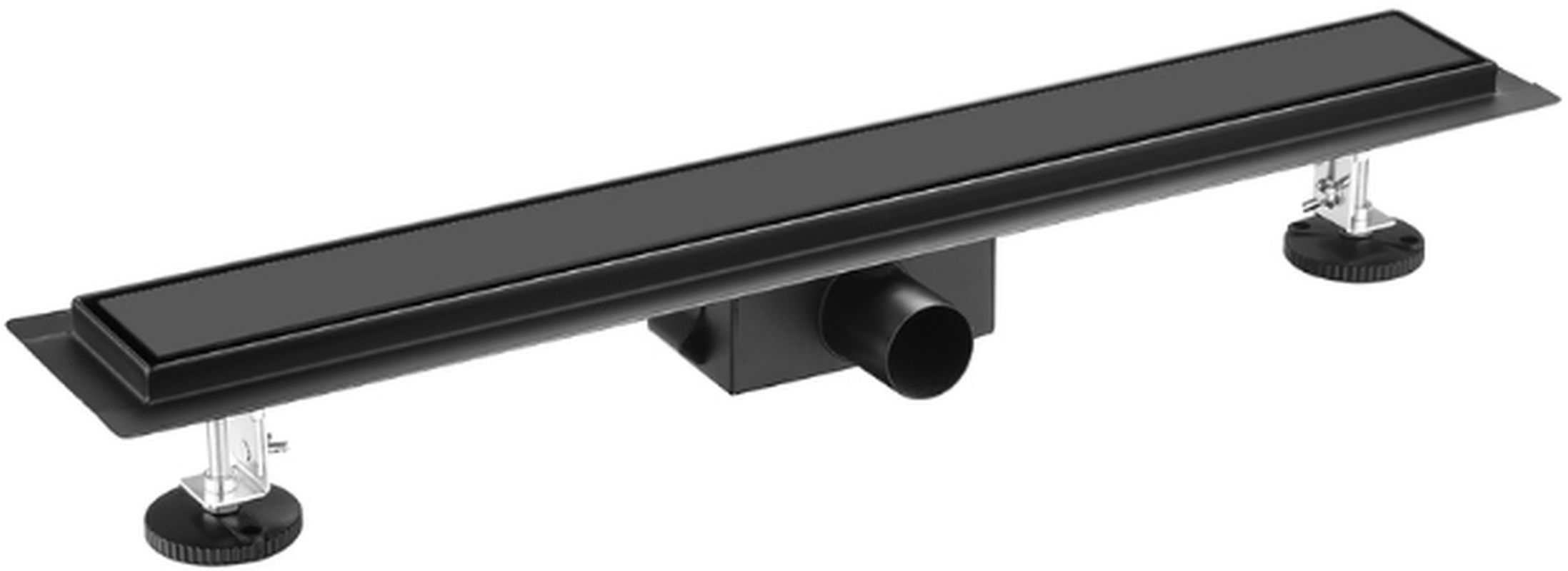 Balneo Duplex Next lineaire afvoer 70 cm zwart BLK70N