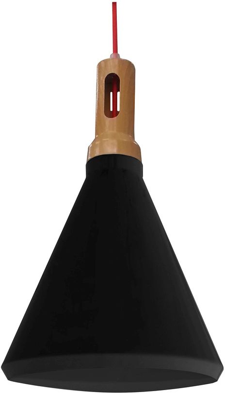 Candellux Robinson hanglamp 1x60 W zwart 31-10421