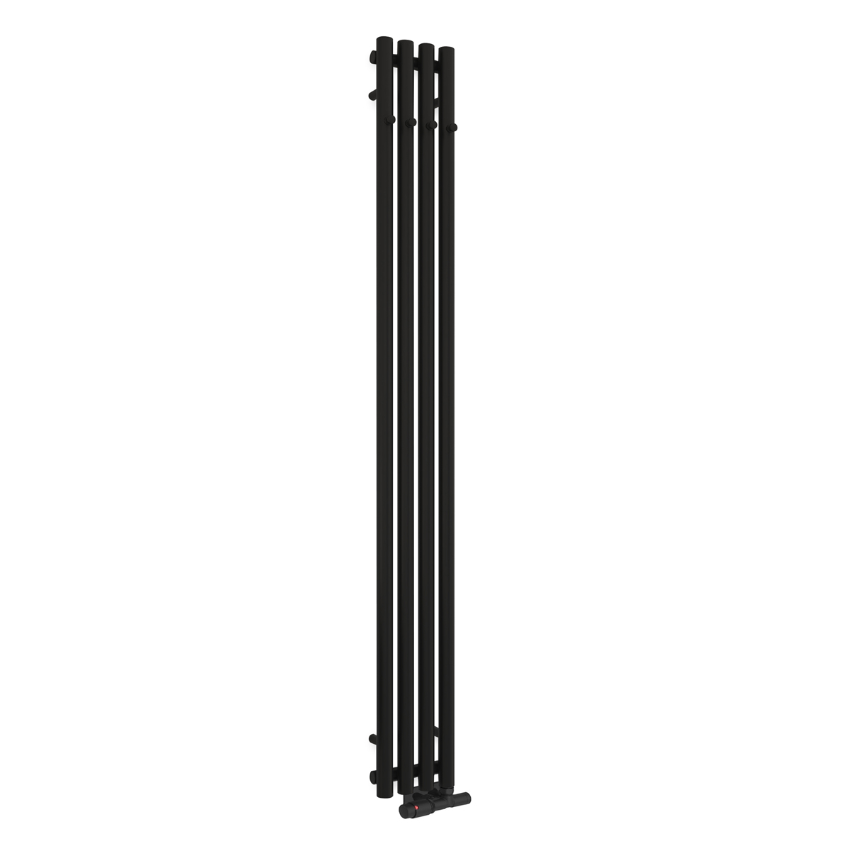 Oltens Stang badkamerverwarming decoratief 180x20.5 cm mat zwart 55012300