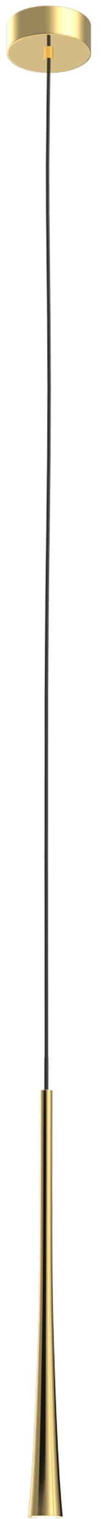 MaxLight Coffee hanglamp 1x7 W gouden P0484