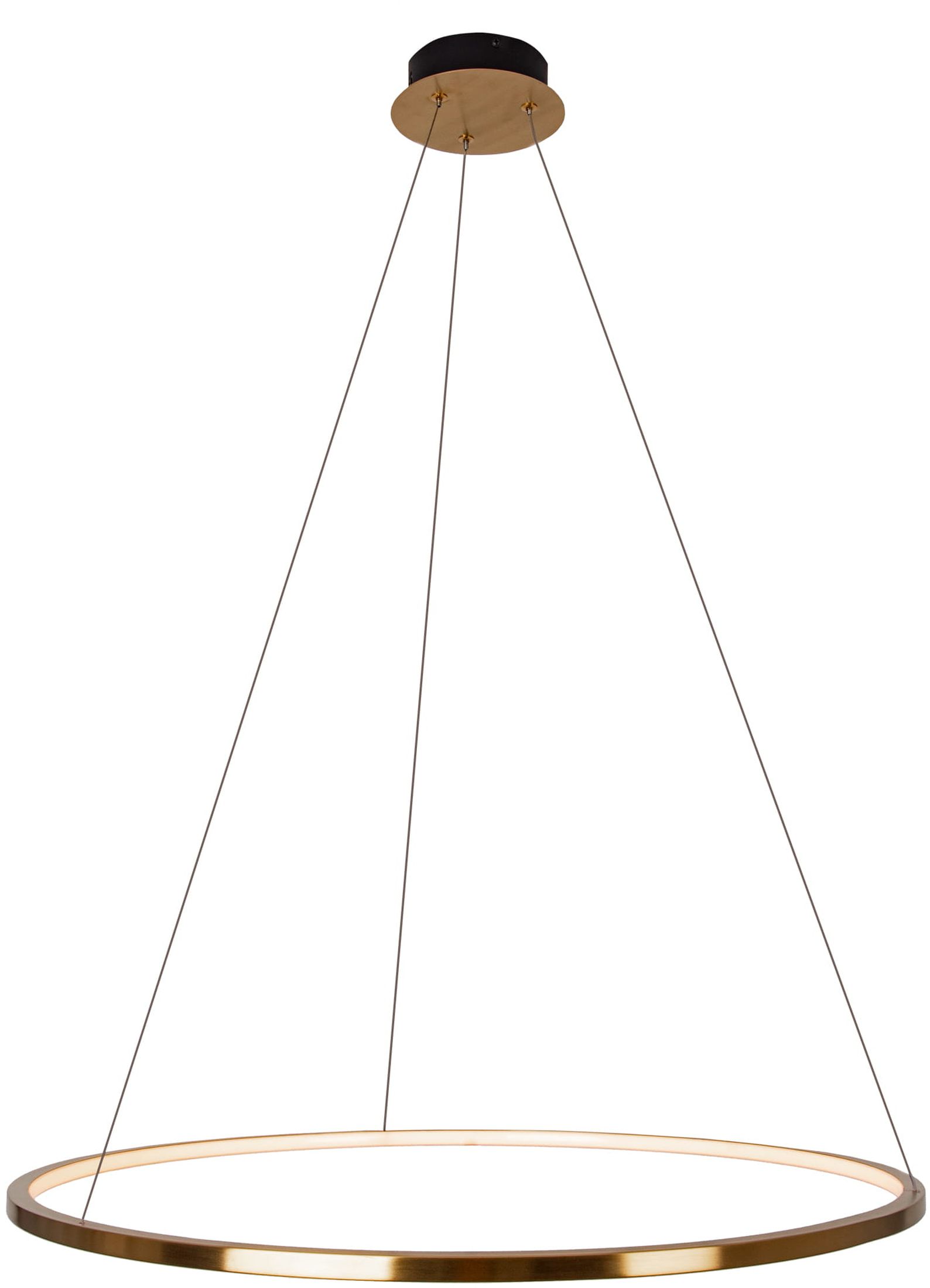 MaxLight Queen hanglamp 1x19 W gouden P0493