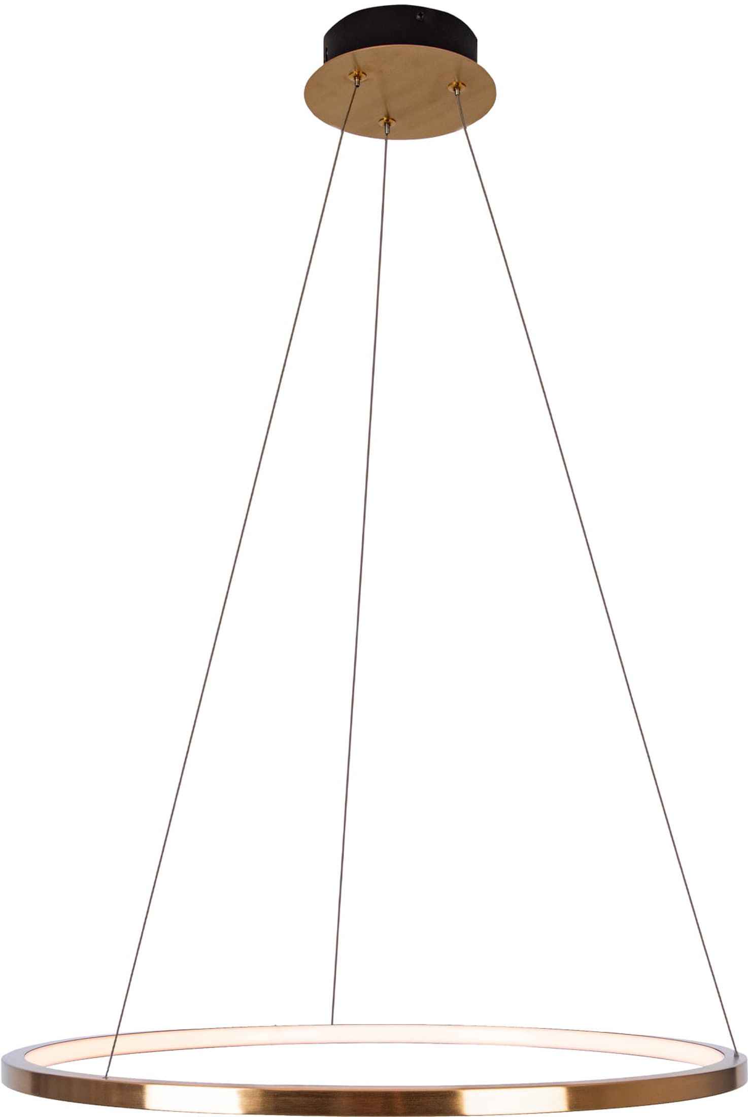 MaxLight Queen hanglamp 1x23 W gouden P0494