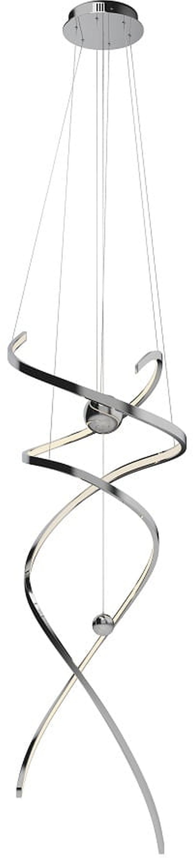MaxLight Ritz hanglamp 1x100 W chroom P0482D