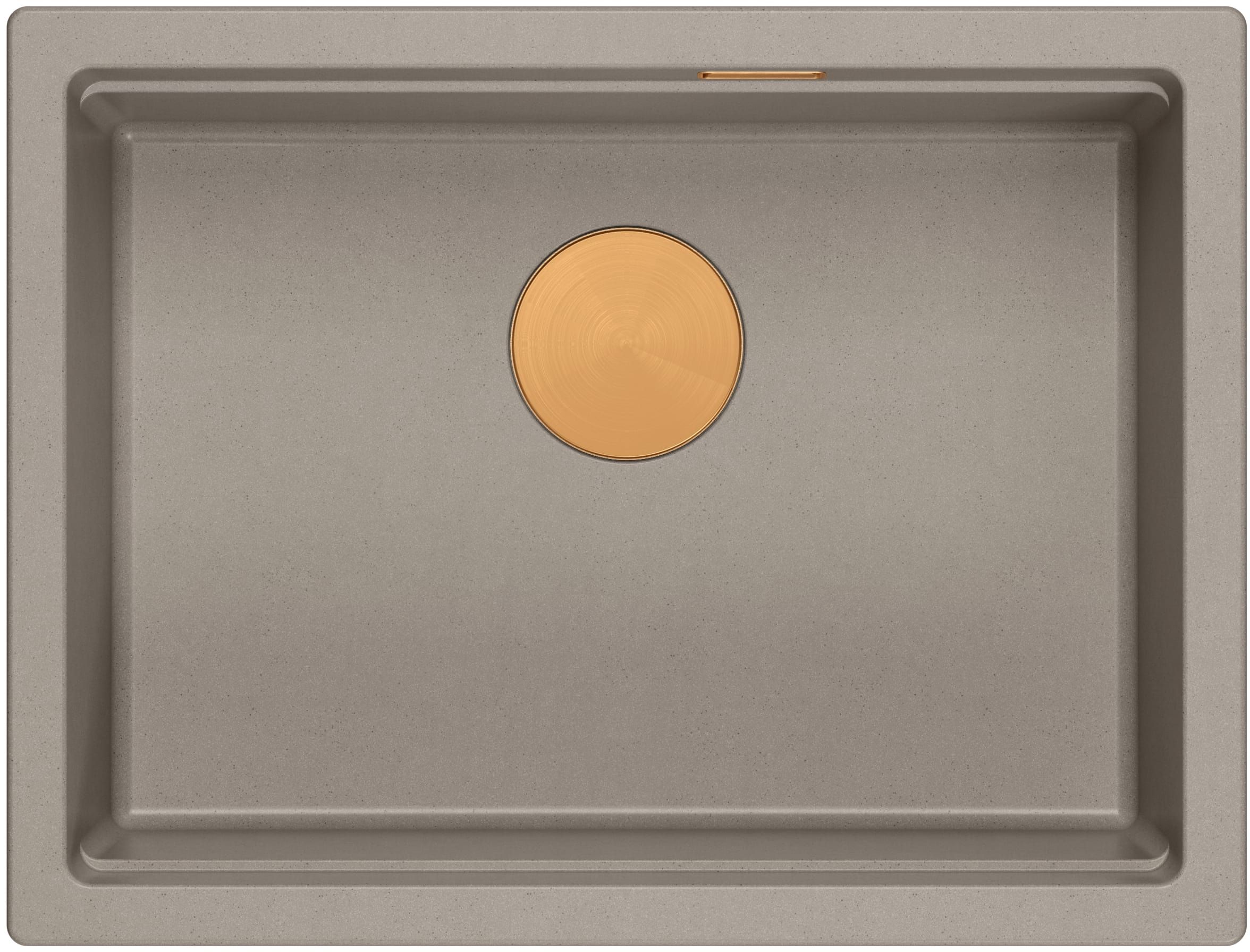 Quadron Logan graniteq spoelbak 56x45 cm beige HQJ6045U4_PVDC1_U