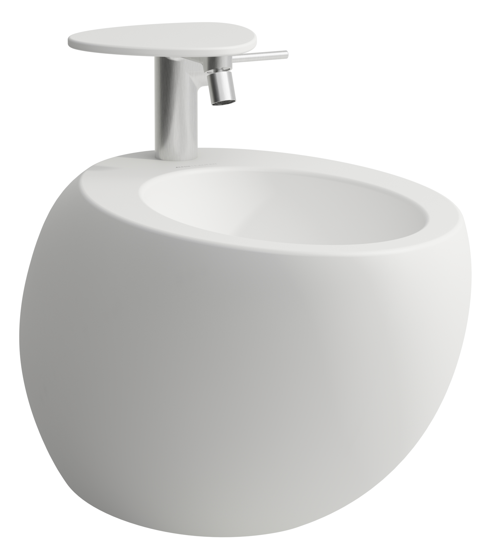 Laufen Il Bagno Alessi bidet wandhangend wit H8309717573041