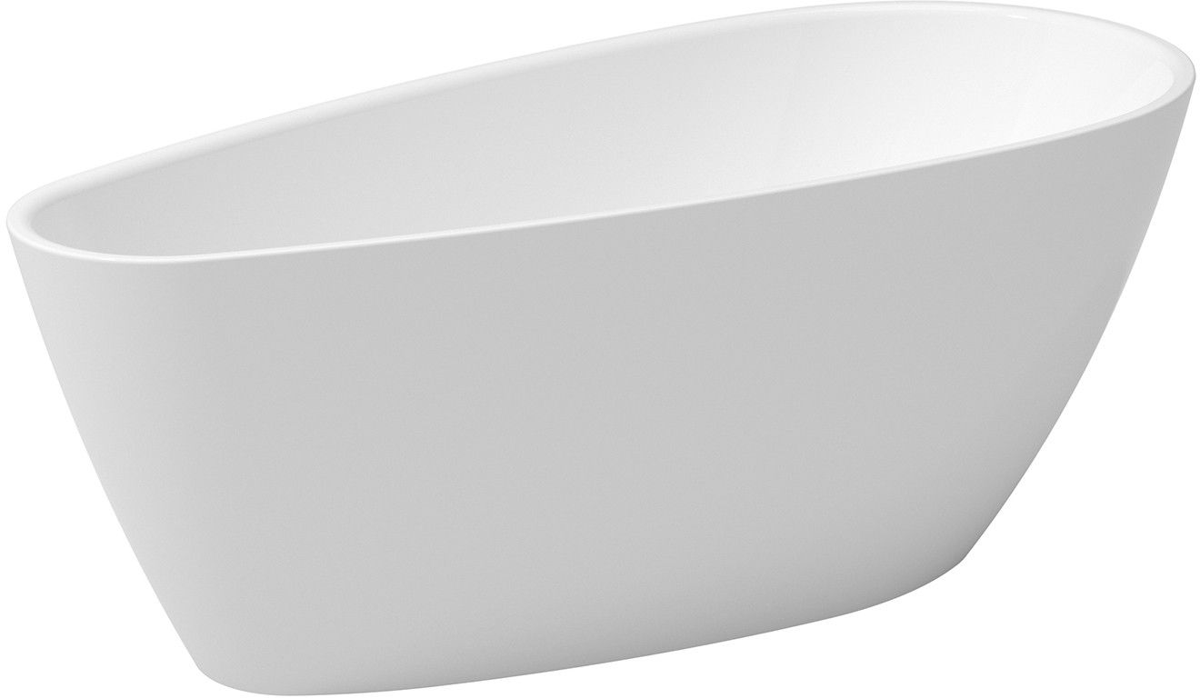 Besco Goya vrijstaand bad 160x73 cm ovaal wit #WAS-160-G