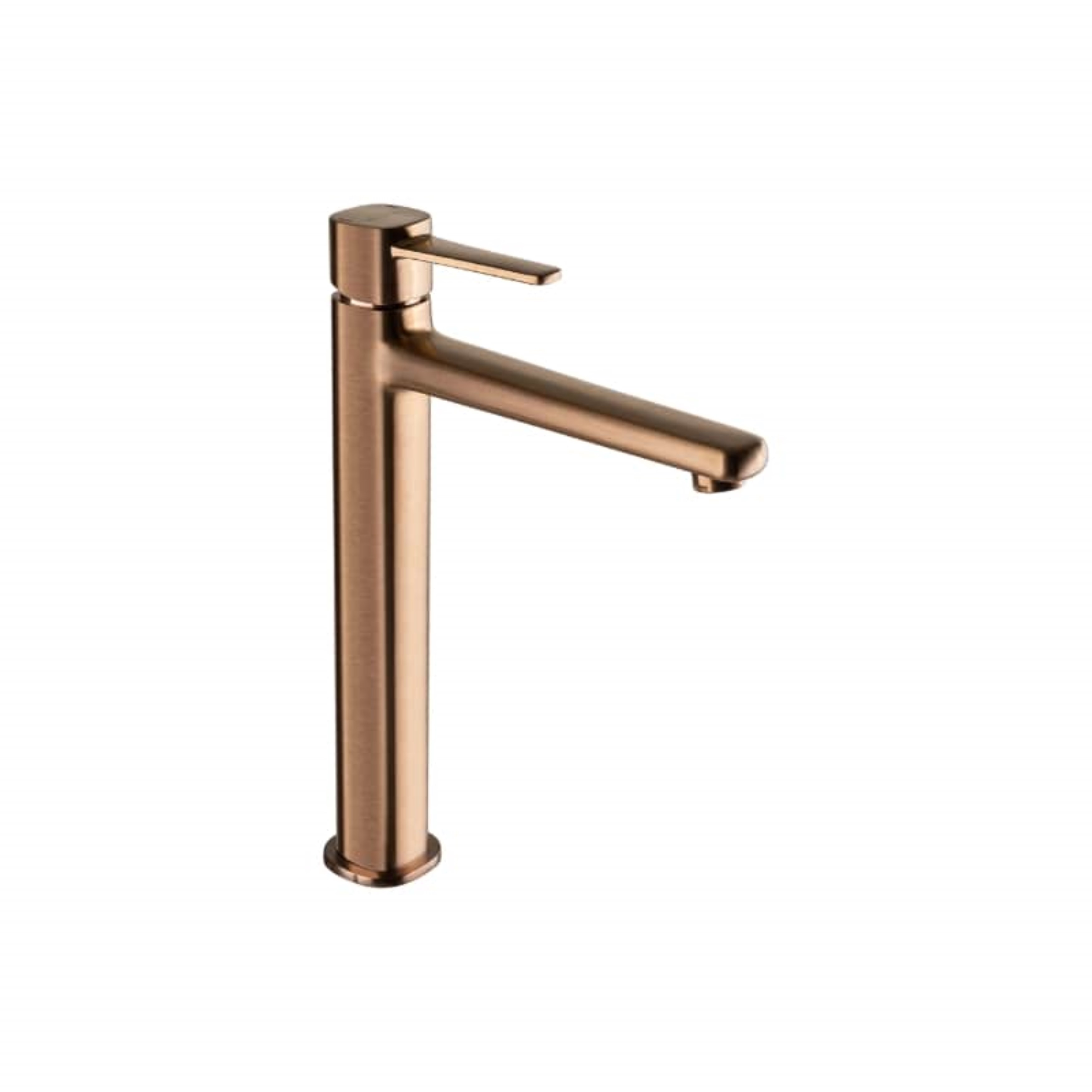 Invena Glamour wastafelkraan staand koper BU02W14