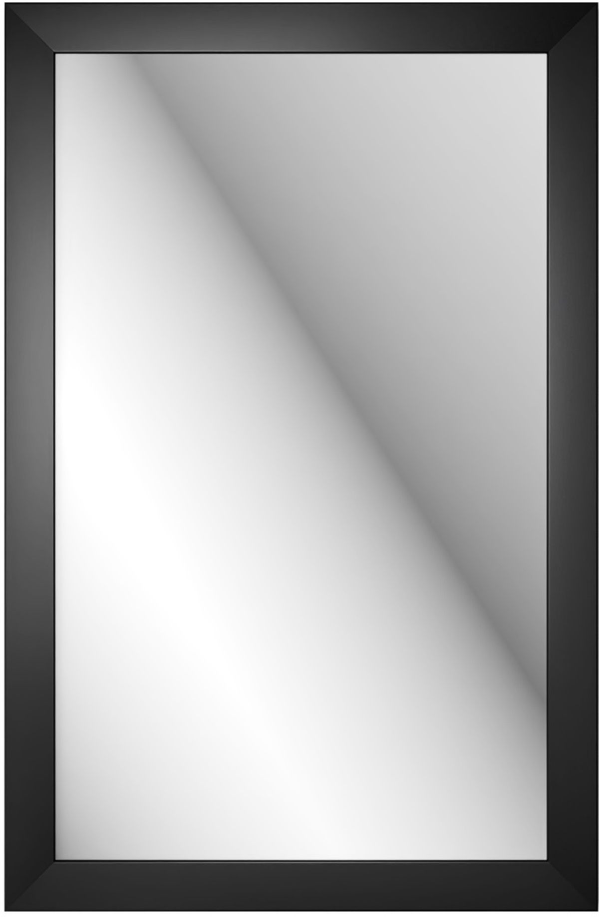 Styler Lahti spiegel 47x72 cm rechthoekig zwart LU-12304