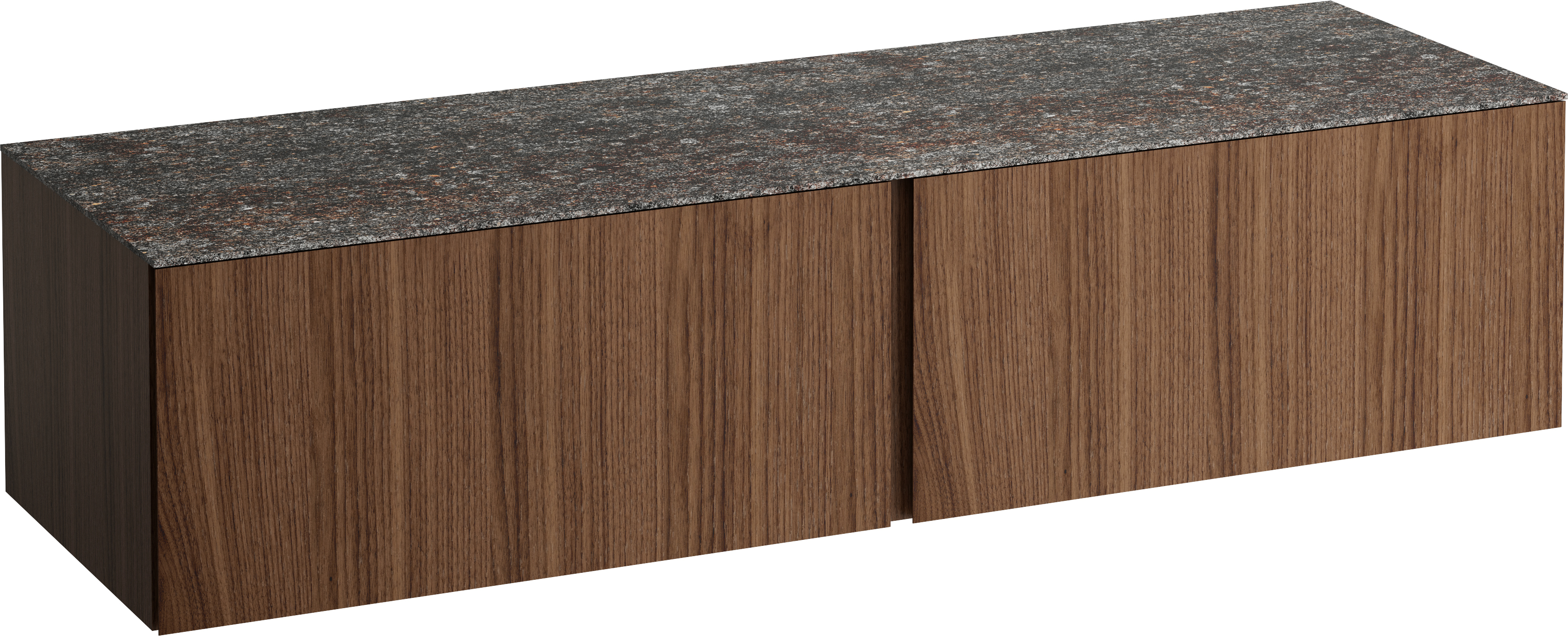 Laufen Il Bagno Alessi kast met werkblad 160x50x37 cm hangend onder de wastafel H4323300976301