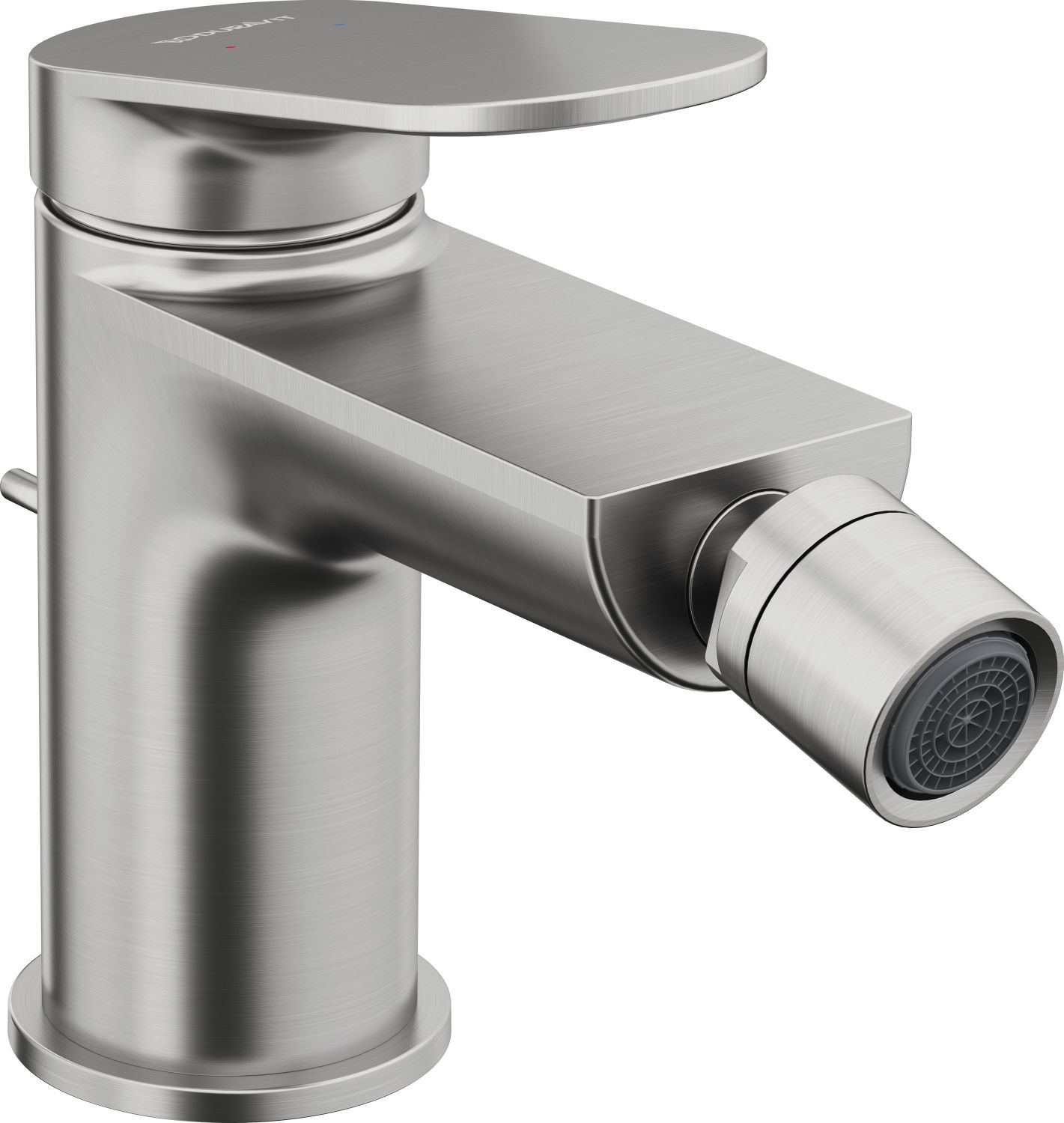 Duravit Wave bidetkraan staand staal WA2400001070